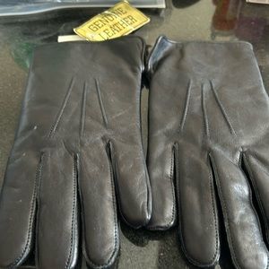 Men’s Leather Fur Lined Gloves